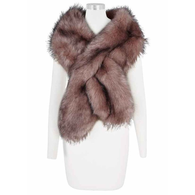 Domreck Sincerity Faux Fur Wrap