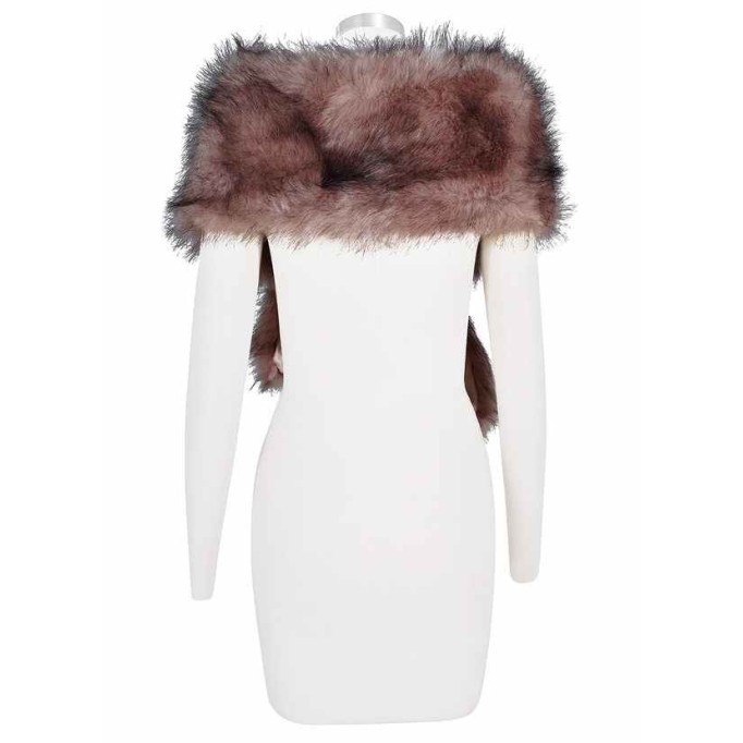 Domreck Sincerity Faux Fur Wrap