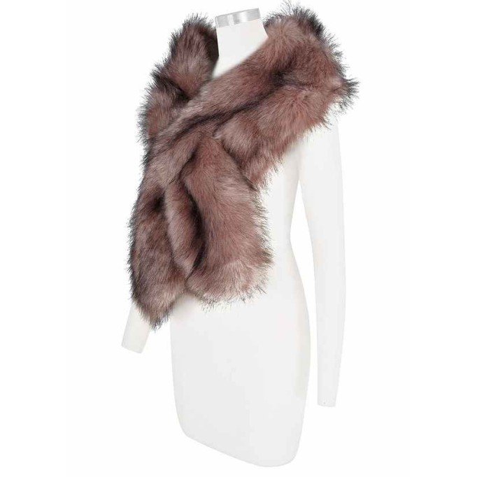 Domreck Sincerity Faux Fur Wrap