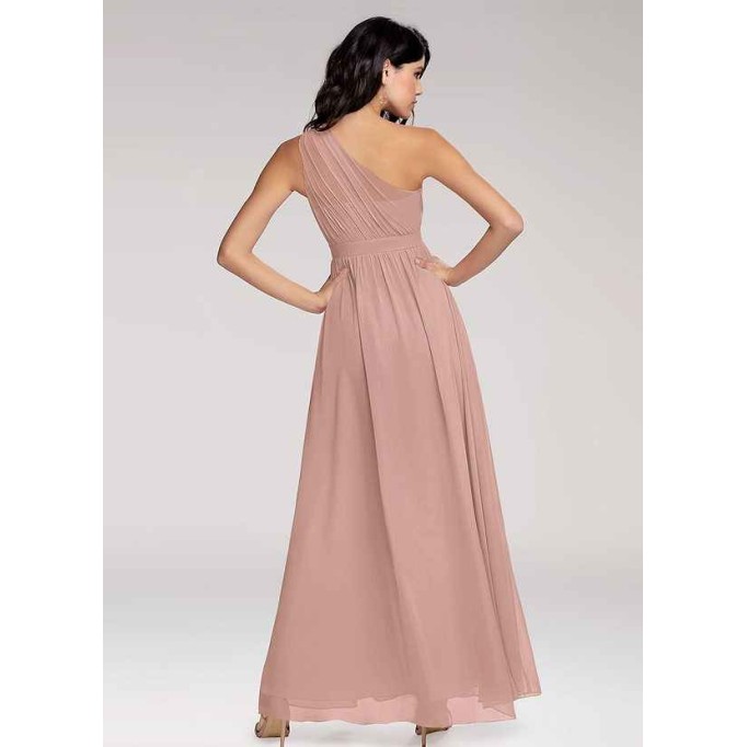 Blush Mark Magical Day Dusty Rose Chiffon Maxi Dress