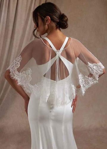 Domreck Delight Lace Tulle Wrap