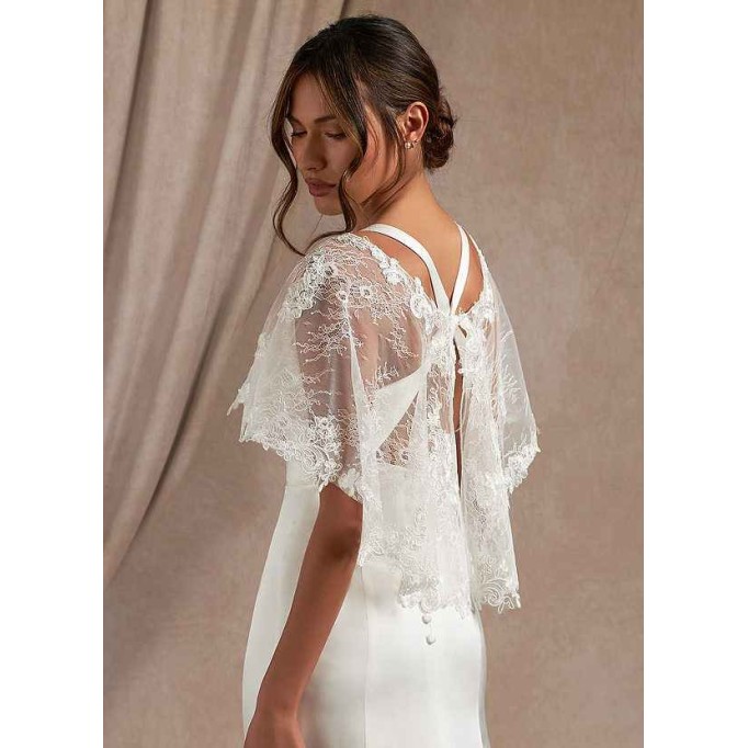 Domreck Hodesh Lace Tulle Wrap