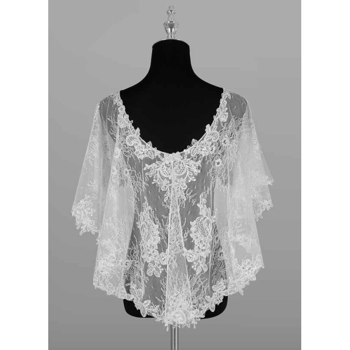 Domreck Hodesh Lace Tulle Wrap