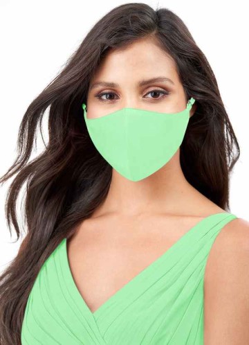 Domreck Non-Medical Matte Satin Reusable Face Mask With Adjustable Loop