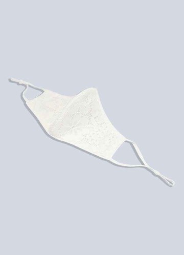 Domreck Non-Medical Ivory Lace Reusable Face Mask