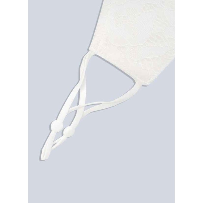 Domreck Non-Medical Ivory Lace Reusable Face Mask