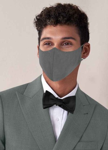 Domreck Men's Non-Medical Reusable Suiting-style Face Mask