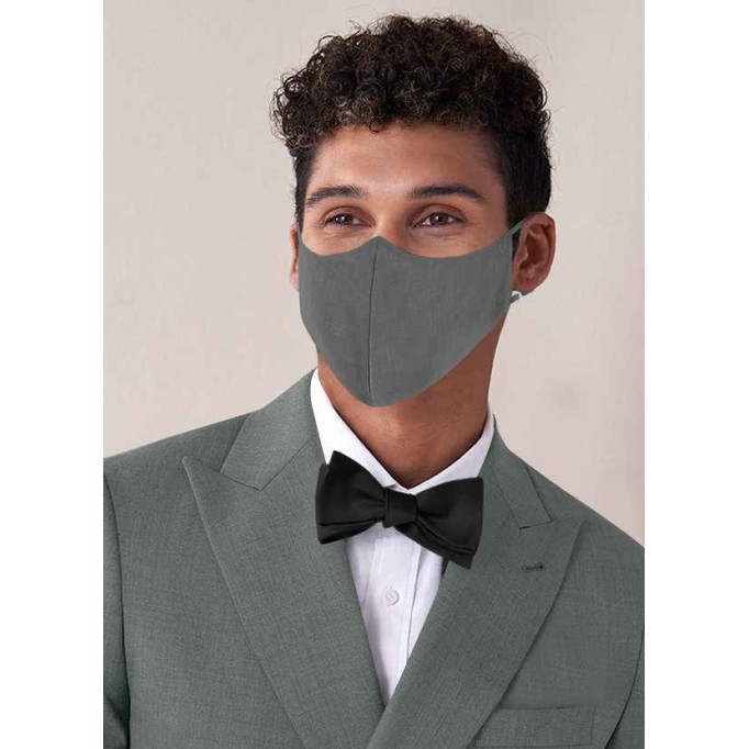 Domreck Men's Non-Medical Reusable Suiting-style Face Mask