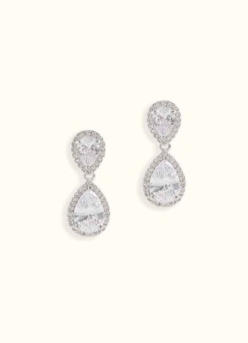 Stunning Silver Teardrop Earrings