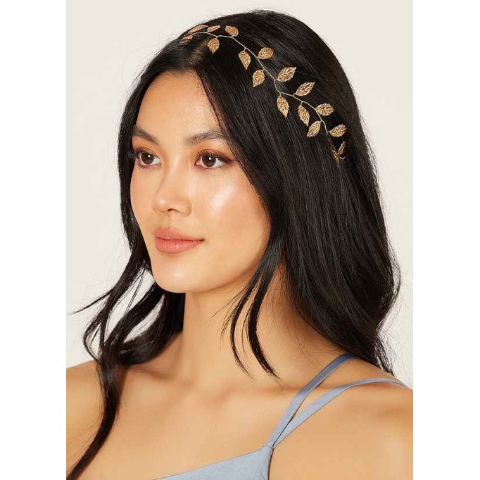 Gilded laurel Leaf Headband