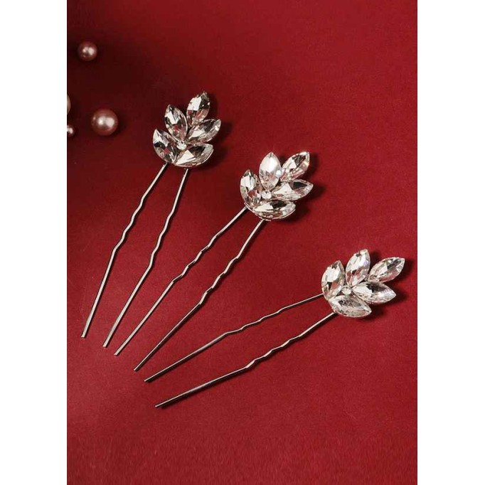 Dewdrop Crystal Hairpin Set