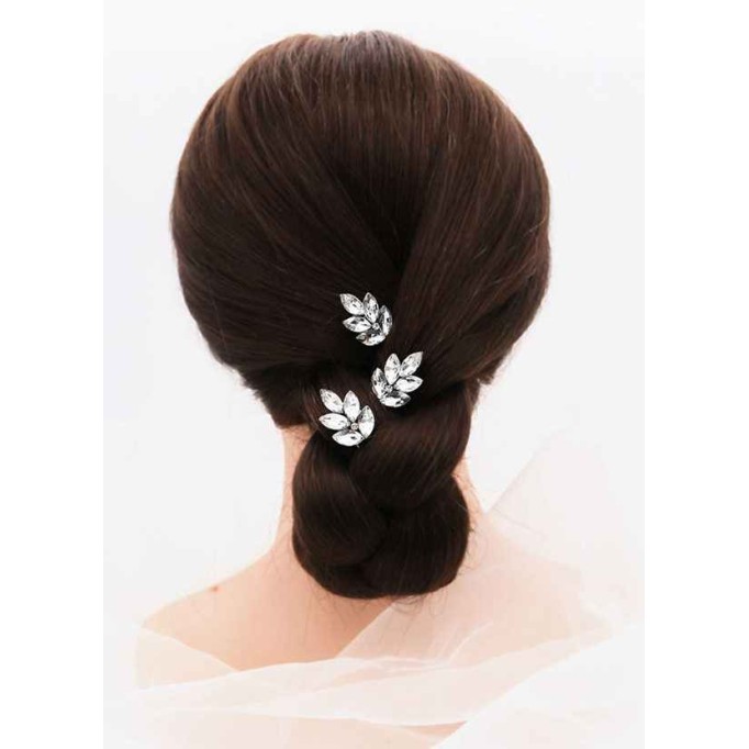 Dewdrop Crystal Hairpin Set