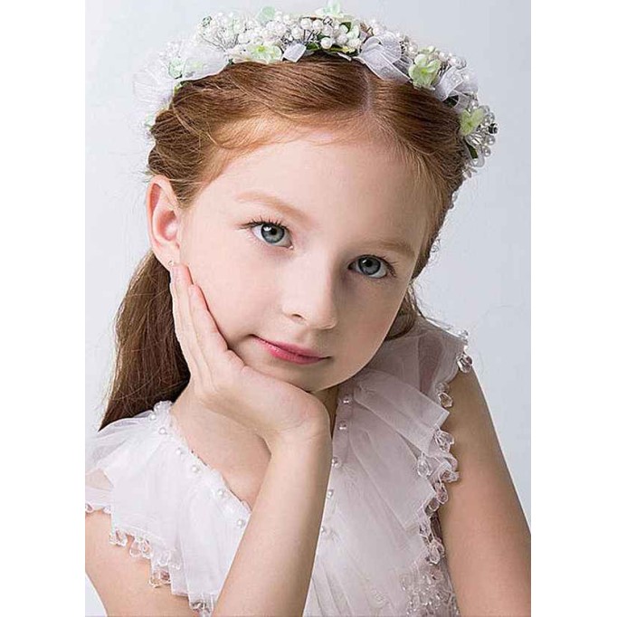 Persephone Flower Girl Headpiece