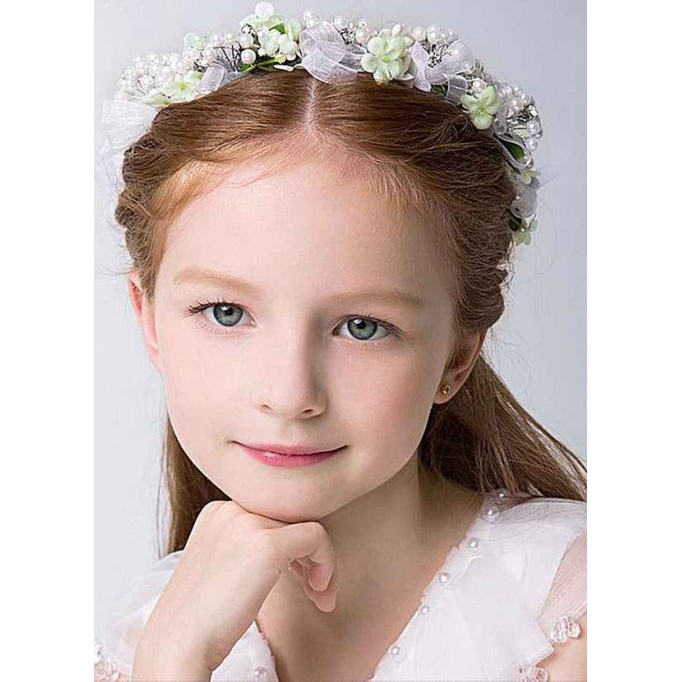 Persephone Flower Girl Headpiece