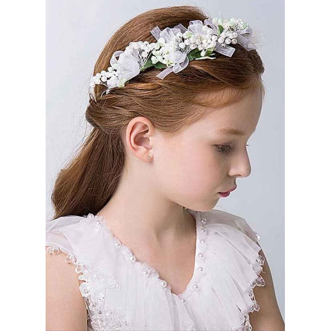 Persephone Flower Girl Headpiece