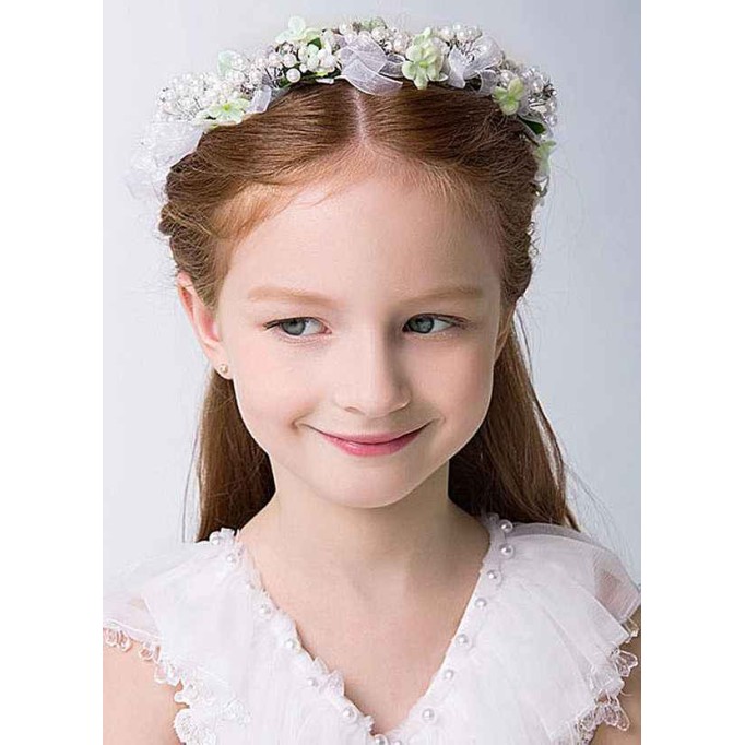 Persephone Flower Girl Headpiece