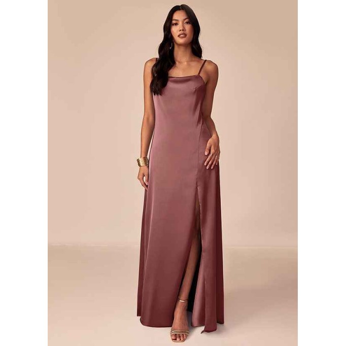 Domreck Briza Stretch Satin Dress