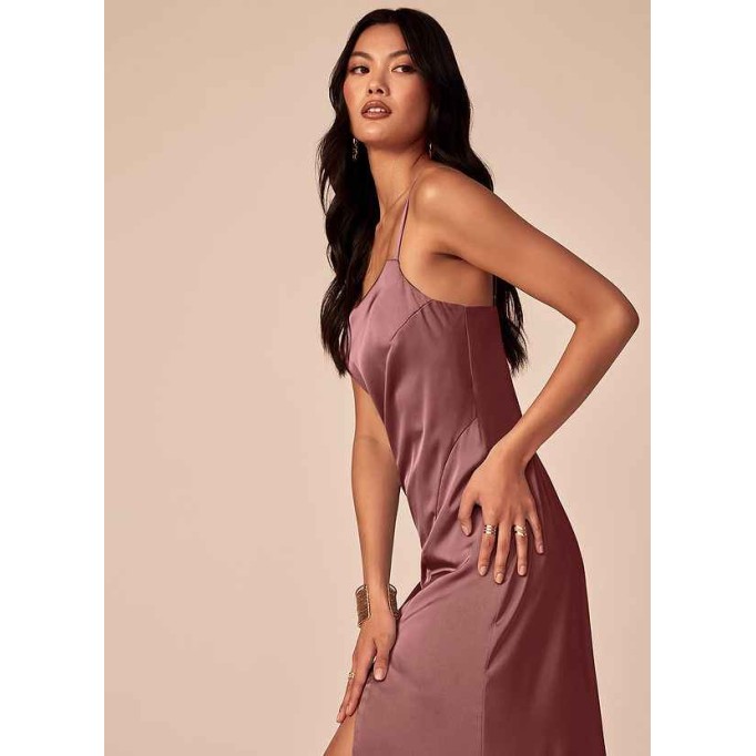 Domreck Briza Stretch Satin Dress