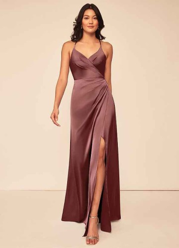 Domreck Geanna Stretch Satin Dress