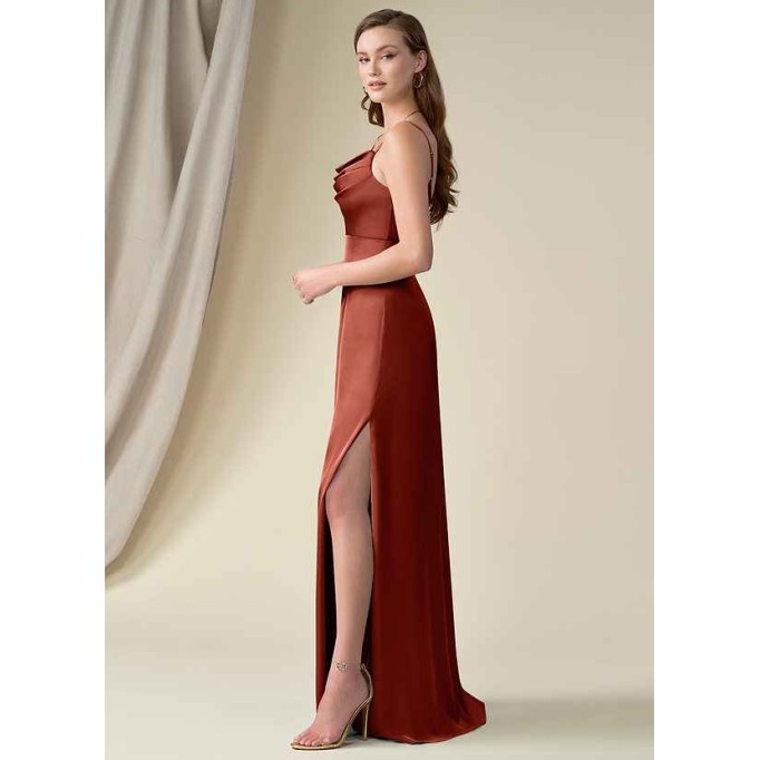 Domreck Esmee Stretch Satin Dress