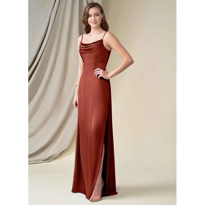 Domreck Esmee Stretch Satin Dress