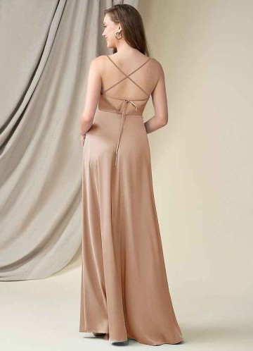 Domreck Madaleine Stretch Satin Dress