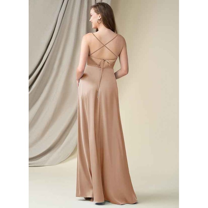 Domreck Madaleine Stretch Satin Dress