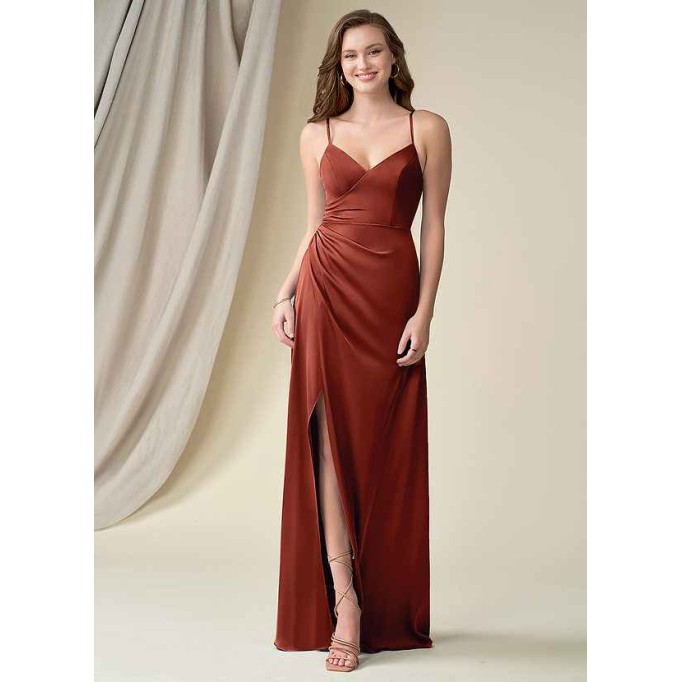 Domreck Marchella Stretch Satin Dress