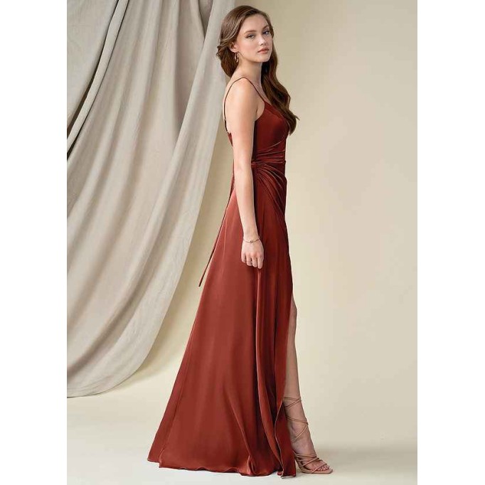 Domreck Marchella Stretch Satin Dress