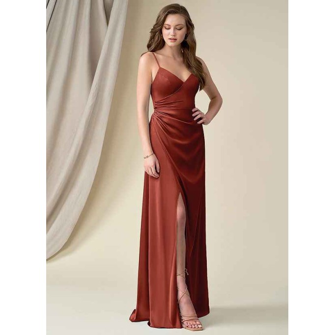 Domreck Marchella Stretch Satin Dress