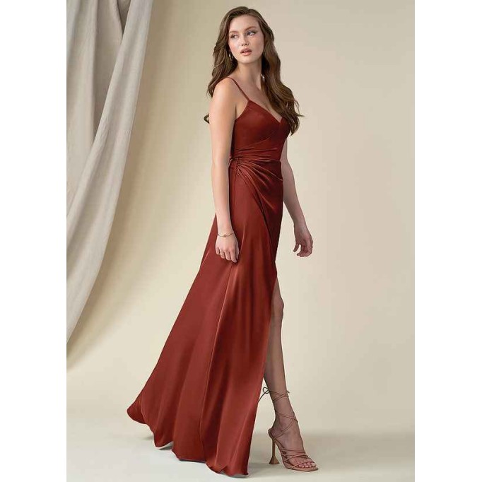 Domreck Marchella Stretch Satin Dress