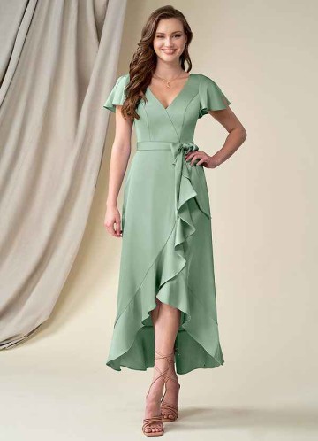 Domreck Lexis Stretch Satin Dress