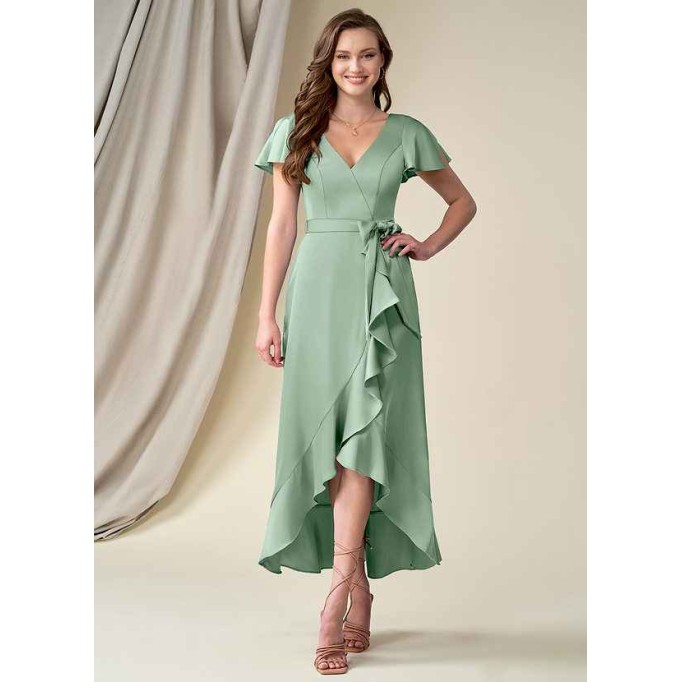 Domreck Lexis Stretch Satin Dress