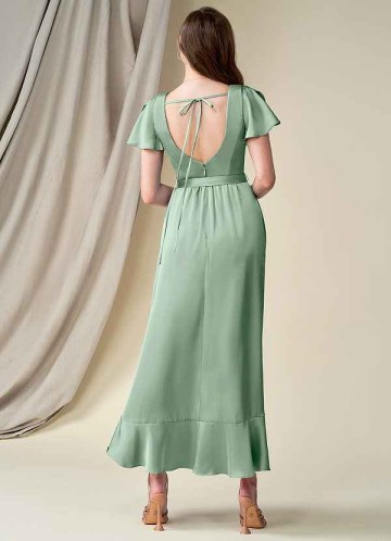 Domreck Lexis Stretch Satin Dress