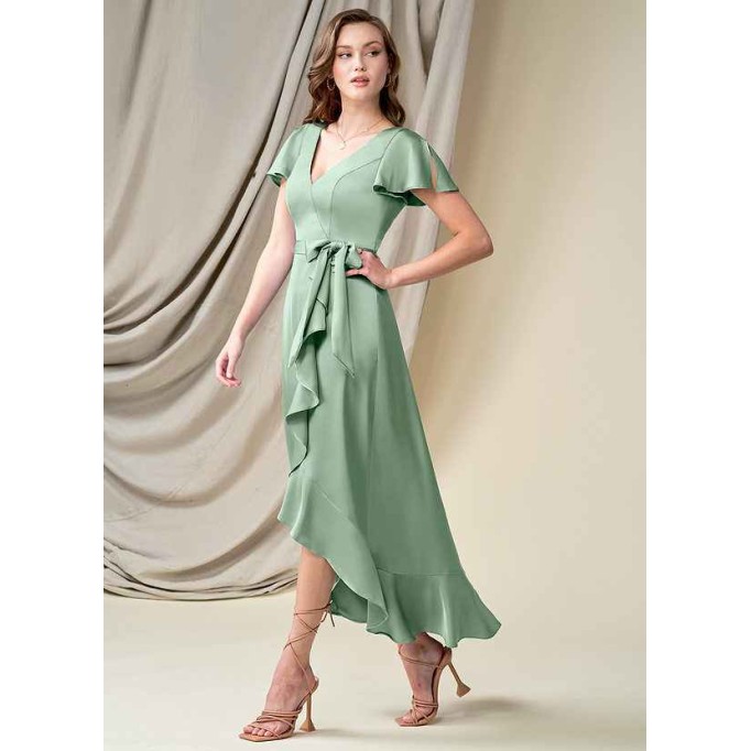 Domreck Lexis Stretch Satin Dress