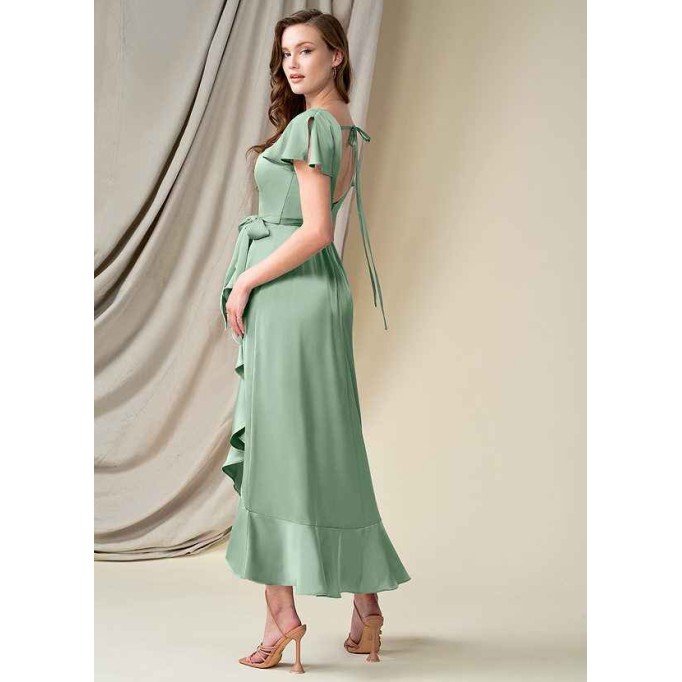 Domreck Lexis Stretch Satin Dress