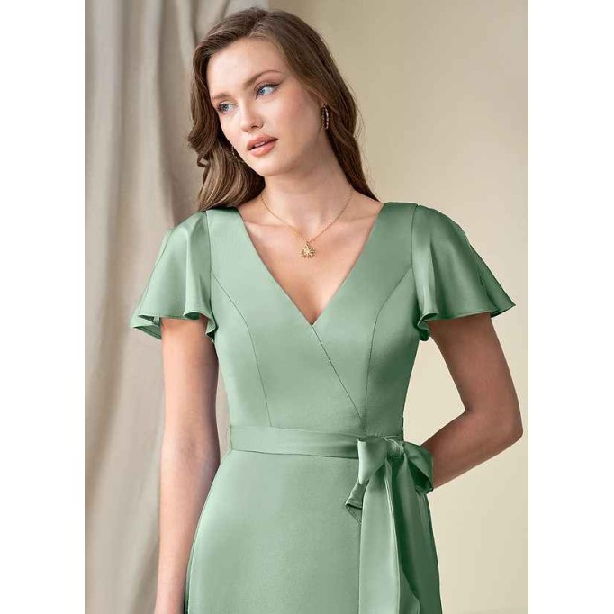 Domreck Lexis Stretch Satin Dress