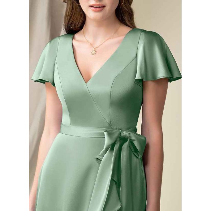 Domreck Lexis Stretch Satin Dress