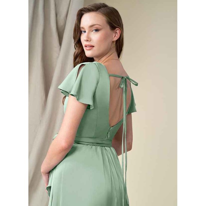 Domreck Lexis Stretch Satin Dress