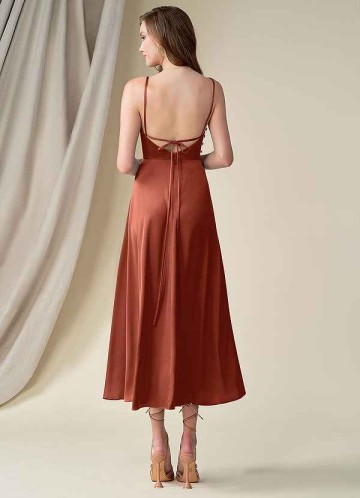 Domreck Ceci Stretch Satin Dress