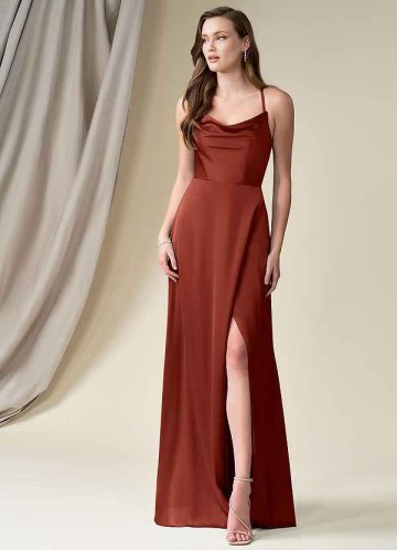 Domreck Naomie Stretch Satin Dress