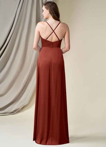 Domreck Naomie Stretch Satin Dress