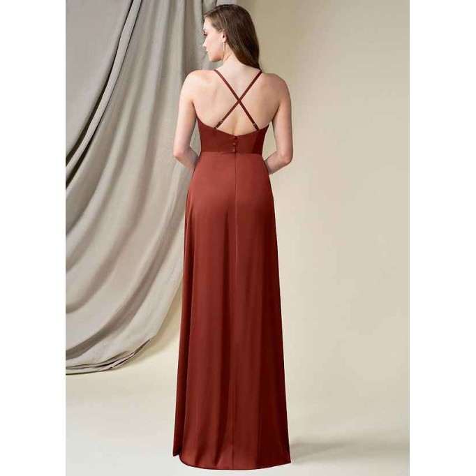 Domreck Naomie Stretch Satin Dress