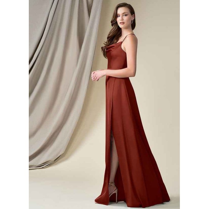 Domreck Naomie Stretch Satin Dress