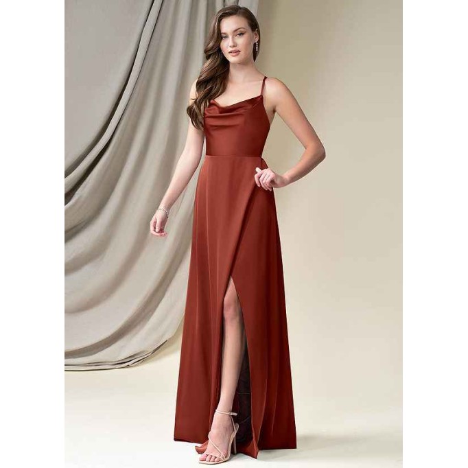 Domreck Naomie Stretch Satin Dress