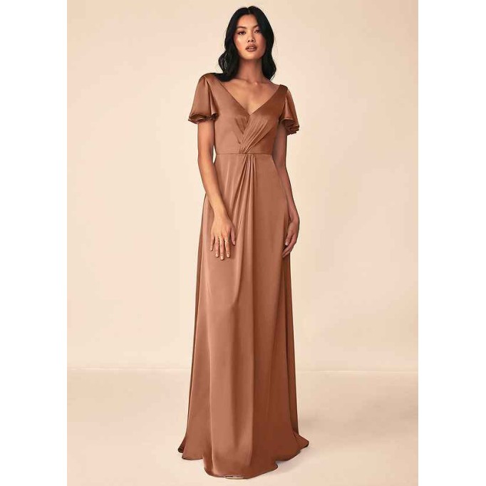 Domreck Soren Stretch Satin Dress