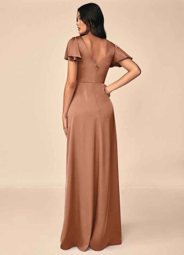 Domreck Soren Stretch Satin Dress