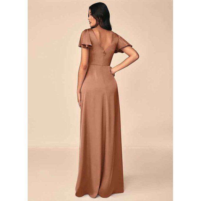 Domreck Soren Stretch Satin Dress