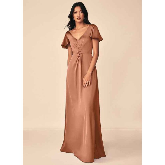 Domreck Soren Stretch Satin Dress