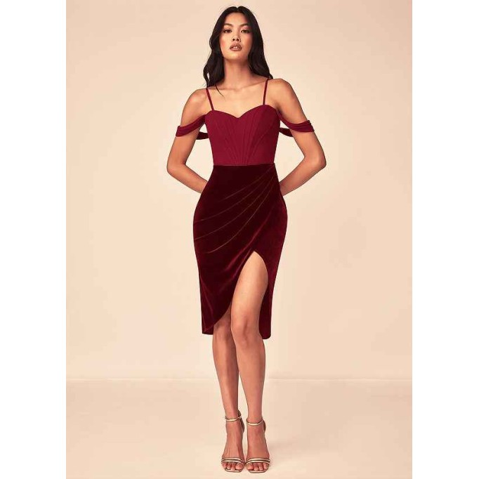 Domreck Nori Velvet Dress